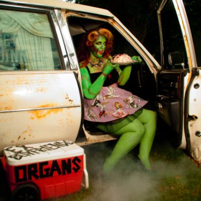 (19) LIMITED EDITION Zombie Hearse 11x17 FRAMED